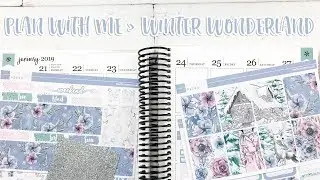 Plan With Me: Winter Wonderland // Caress Press