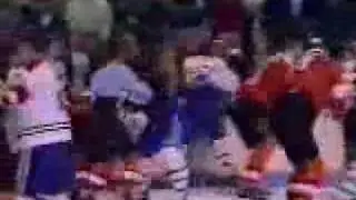 Philadelphia vs. Montreal Pregame Brawl 1987