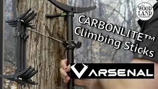 2026 CARBONLITE CLIMBING STICKS FROM ARSENAL PERFECT FOR SADDLE HUNTERS ATA