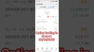 #Option trading in #Sensex 30/10/2025