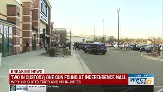 No shots fired at Independence Mall; two in custody, police say