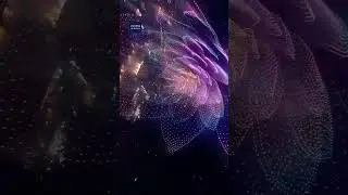 В Китае устроили грандиозное световое шоу