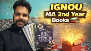 IGNOU MA 2nd Year Books political science Unboxing 📚 | Neeraj Publication Review | MPSE & MED 