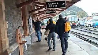 Walk around Minehead railway station