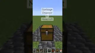 How to make a Garbage Disposal in Minecraft!!! #shorts