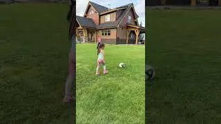 Amazing Cute Girls Playing Soccer Game #shorts #cute #soccer #fun #toddler