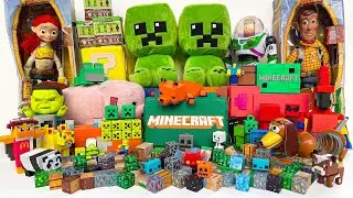 NEW A Minecraft movie toy collection ASMR unboxing - Awesome 3D Printed Toys