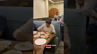 KTR at Shadab Hotel Biryani, Old City, Hyderabad. ❤️ #Telangana IT Minister