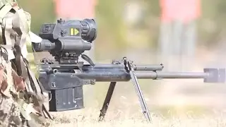 Учения снайперов Китая, винтовка QBU-10