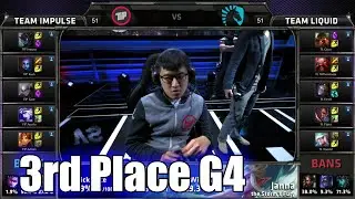 Liquid vs Impulse | Game 4 3rd Place Decider S5 NA LCS Summer 2015 Playoffs | TL vs TIP G4 3rd