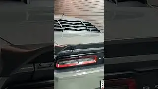 Dodge Challenger rear shade install！！