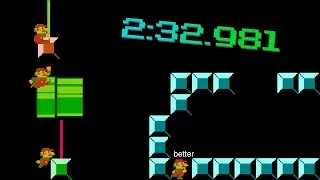 Super Mario Bros. Minus World Ending in 2:32.981 *PB*