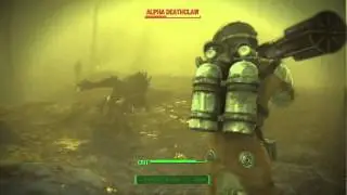 Me and Cait vs. Alpha Deathclaw at the Forgotten Church - Fallout 4