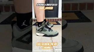 Jordan 4 undefeated from baby_cool33!  Full review on my channel #jordan #jordan4 #review  #shoes