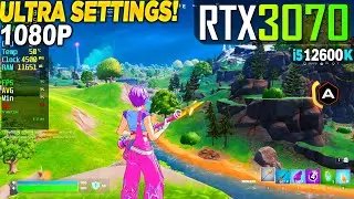 Fortnite Chapter 6 Season 4 RTX 3070 + İ5 12600K - 1080p Performance Mode, Ultra,
