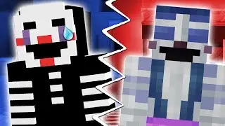 Puppet & Ballora BREAKUP?! Minecraft FNAF Sister Location Hide N Seek