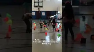 PE cone game - Builders and Bulldozers