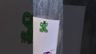 Making a frog sticker #frog #sticker #art #drawing #draw