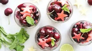 Cherry Apple Salad With Cherry Vinaigrette! Easy, Healthy Summer Recipe