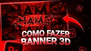 COMO FAZER BANNER 3D PELO CELULAR ( TUTORIAL DE BANNER ) Lucky Ps