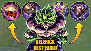 BELERICK BEST ROAM ROTATION AGAINST META HEROES IN HIGH RANK!! BELERICK BEST BUILD & EMBLEM - MLBB