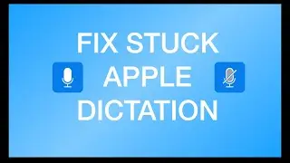 Исправление зависания Apple Dictation
