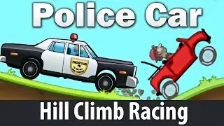 Hill Climb Racing - POLICE CAR (Fully Upgraded) - GamePlay HD