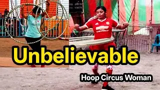 গ্রামবাংলার সার্কাসে নারীর অবিশ্বাস্য হুপ খেলা 😱 | Amazing Circus Hoop Performance | Viral Show