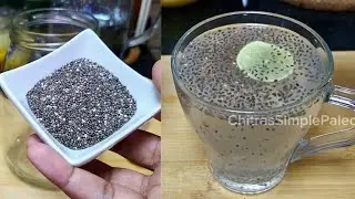 Chia Seeds Water Recipe | Refreshing Chia Drink #ChiaSeeds #HealthyDrinks#chiaseedwater#healthydrink