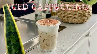 Cafe Vlog EP.1841 Iced Cappuccino | Coffee Cappuccino