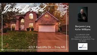 House Tour ⛪️ 2227 Radcliffe Dr, Troy, MI 48085 by Lang Estates - Top Rated Michigan Realtor