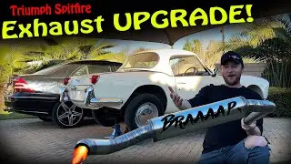 I Built a Custom Stainless Steel Exhaust & Muffler For This 1960s Triumph Spitfire🔥
