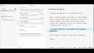 iA Writer x Ulysses Navigation