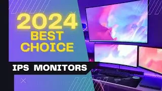 IPS MONITORS!!  Better than OLED in 2024 ?!  The TIME has come