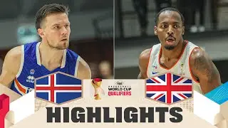 Iceland 🇮🇸 v Great Britain 🇬🇧 | Highlights | FIBA Basketball World Cup 2027 European Qualifiers