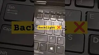 Dell Latitude E 7450 Series Laptop Keyboard Backlight Not Working Problem#macnitesh#keyboardtricks