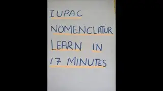 Nomenclature#organic compound#IUPACsystem#naming organic compounds#alkane#alkene#bymominazainab