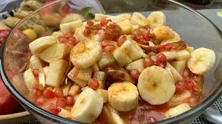 Diet Special Fruit Chaat Recipe| Ramadan Special Fruit Chaat Recipe| Juicy Fruit Chaat| By Nina G