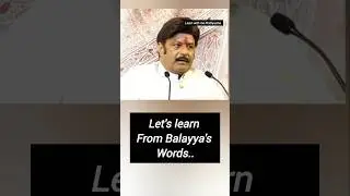 Balakrishna english speech motivational quotes by celebrities Balayya babu speech #lwmp #balayya