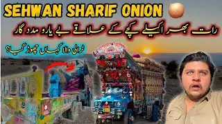 Sehwan Sharif Onion 🧅 Loading , Trali Wala khaa Chor Gia 🥹| Boht Hi Dangerous Area