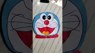 Doraemon face mask | doraemon craft | how to make doraemon #facemask #doraemon #mask #papercraft