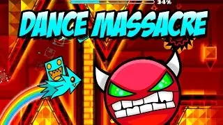 GEOMETRY DASH  (Hard Demon) - 43 - Dance Massacre by Hinds