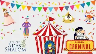 Temple Adas Shalom Purim Carnival 2023!!