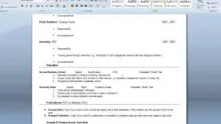 Private Equity Resume Template | CPEP