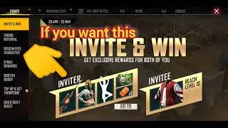How to complete Invite and win event free fire 🤫🤫 gloowall emote awm bundle free part 2