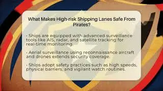 What Makes High-risk Shipping Lanes Safe From Pirates? - Ocean Watchmen