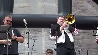 Band Pres Llareggub Brass Band Live in Brecon 2025