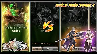 Guild Raid Stage 1 Xakios Boss dengan Chase dan Fallen Frey