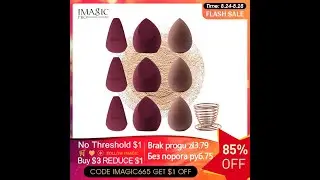 Imagic 10 Pack Makeup Mikser Miękka Woda Sponge Puff Professional Makeup Puff Sponge dla Makeup
