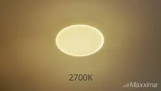 Maxxima 6 in. 5 CCT Slim Recessed LED Downlight, 1050 Lumens, Color Selectable 2700K-5000K